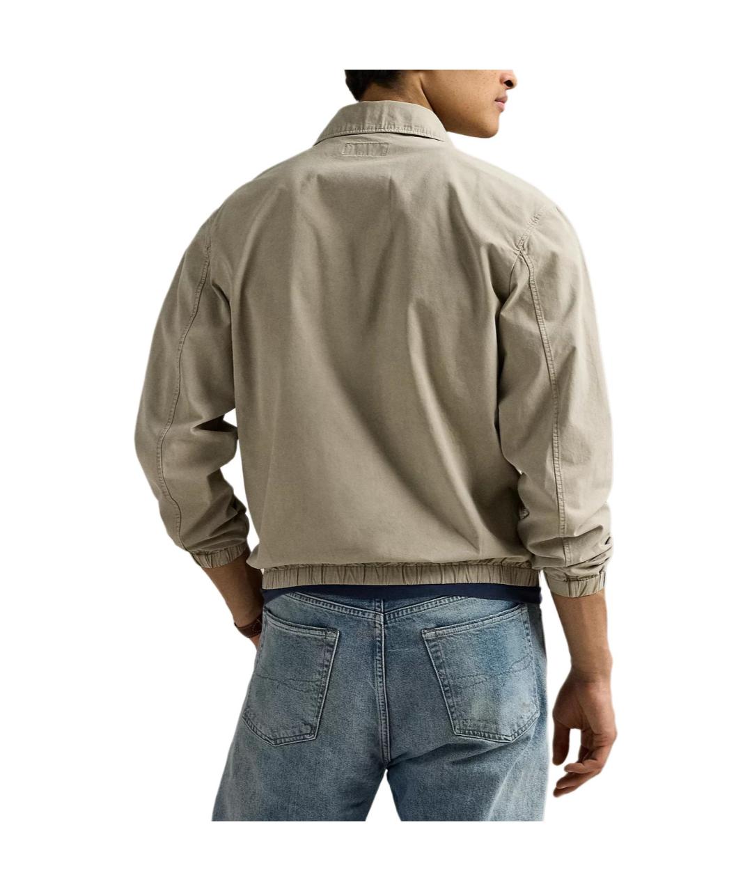 POLO RALPH LAUREN Хаки хлопковая куртка, фото 4