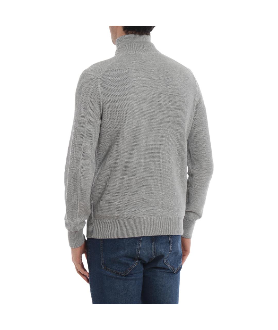 POLO RALPH LAUREN Серый хлопковый кардиган, фото 3