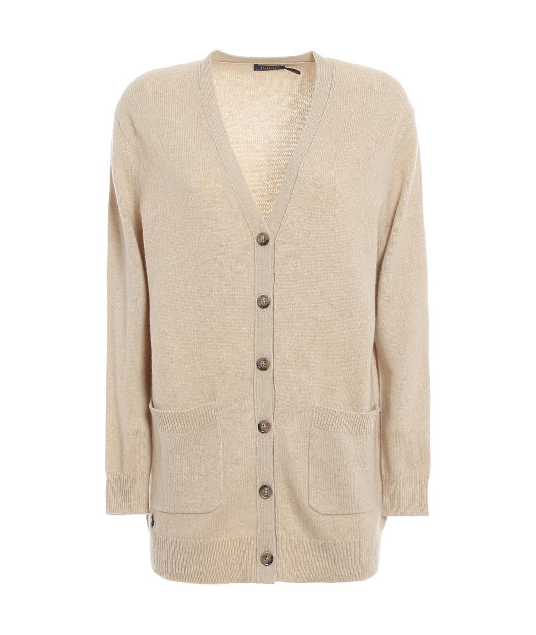 POLO RALPH LAUREN Бежевый кардиган, фото 1