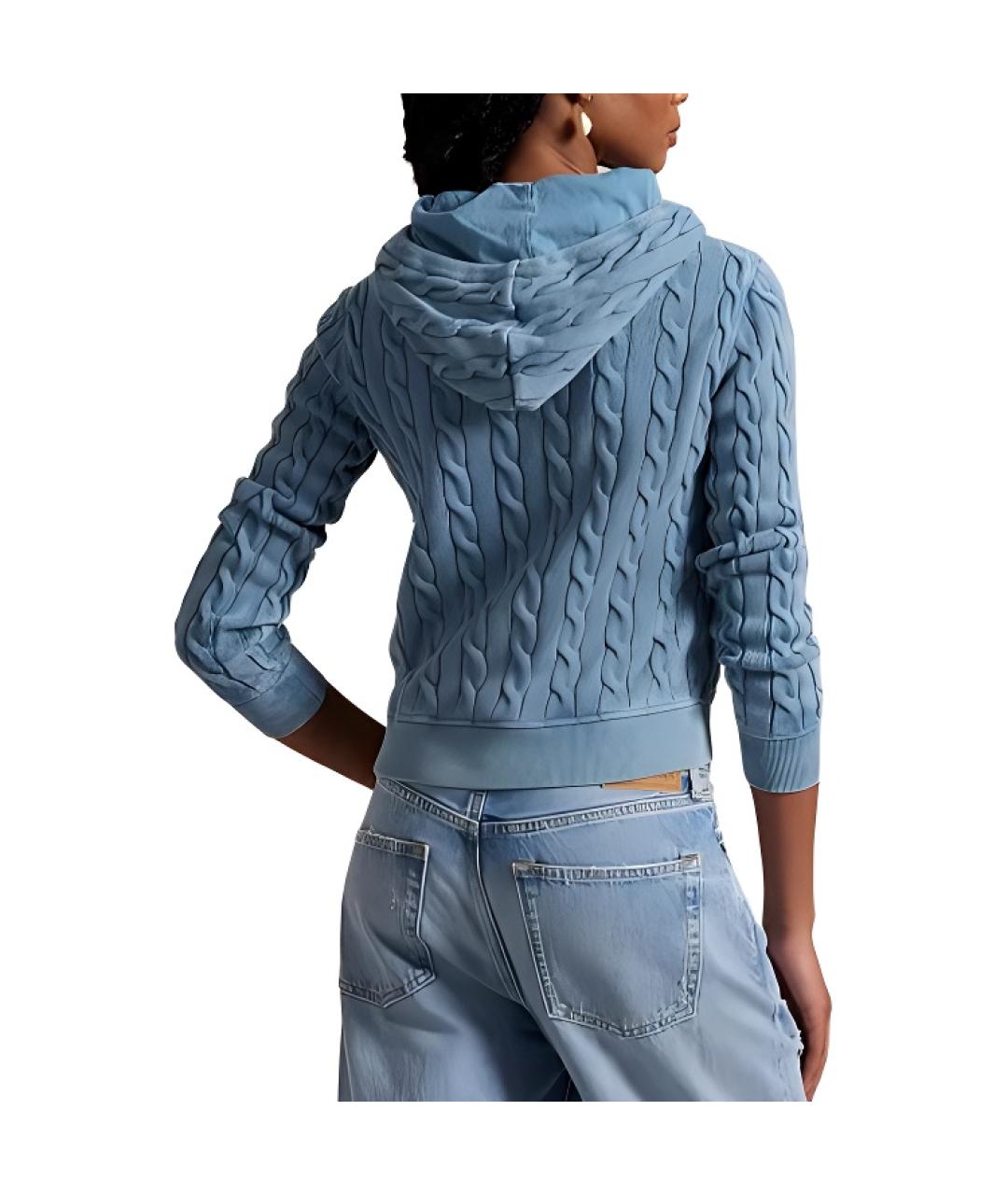 POLO RALPH LAUREN Синий хлопковый джемпер / свитер, фото 5