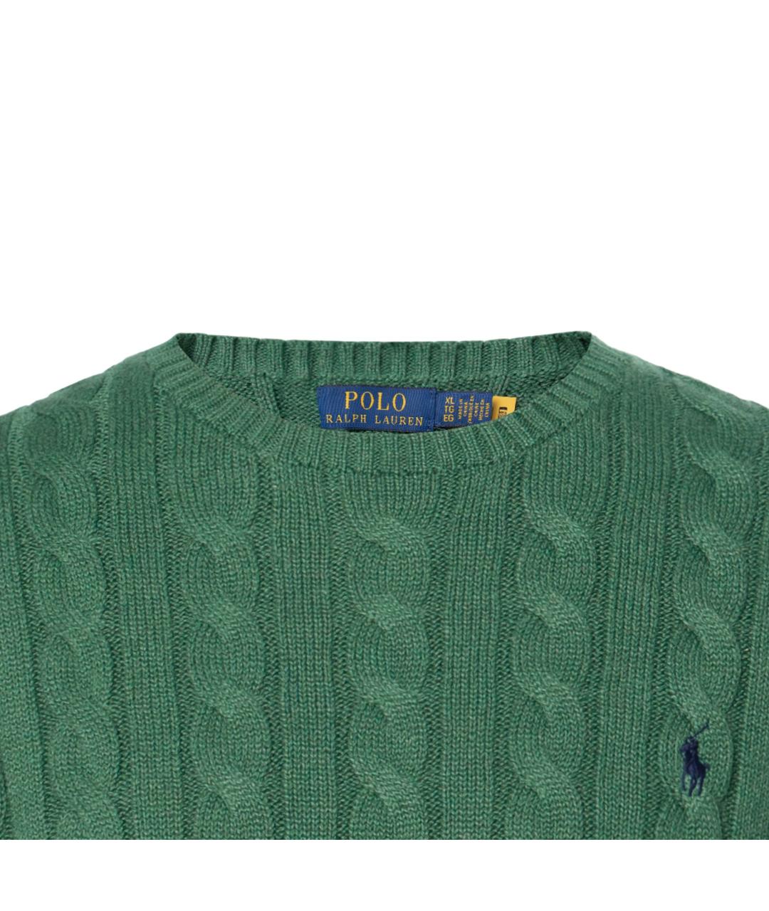 POLO RALPH LAUREN Зеленый джемпер / свитер, фото 6