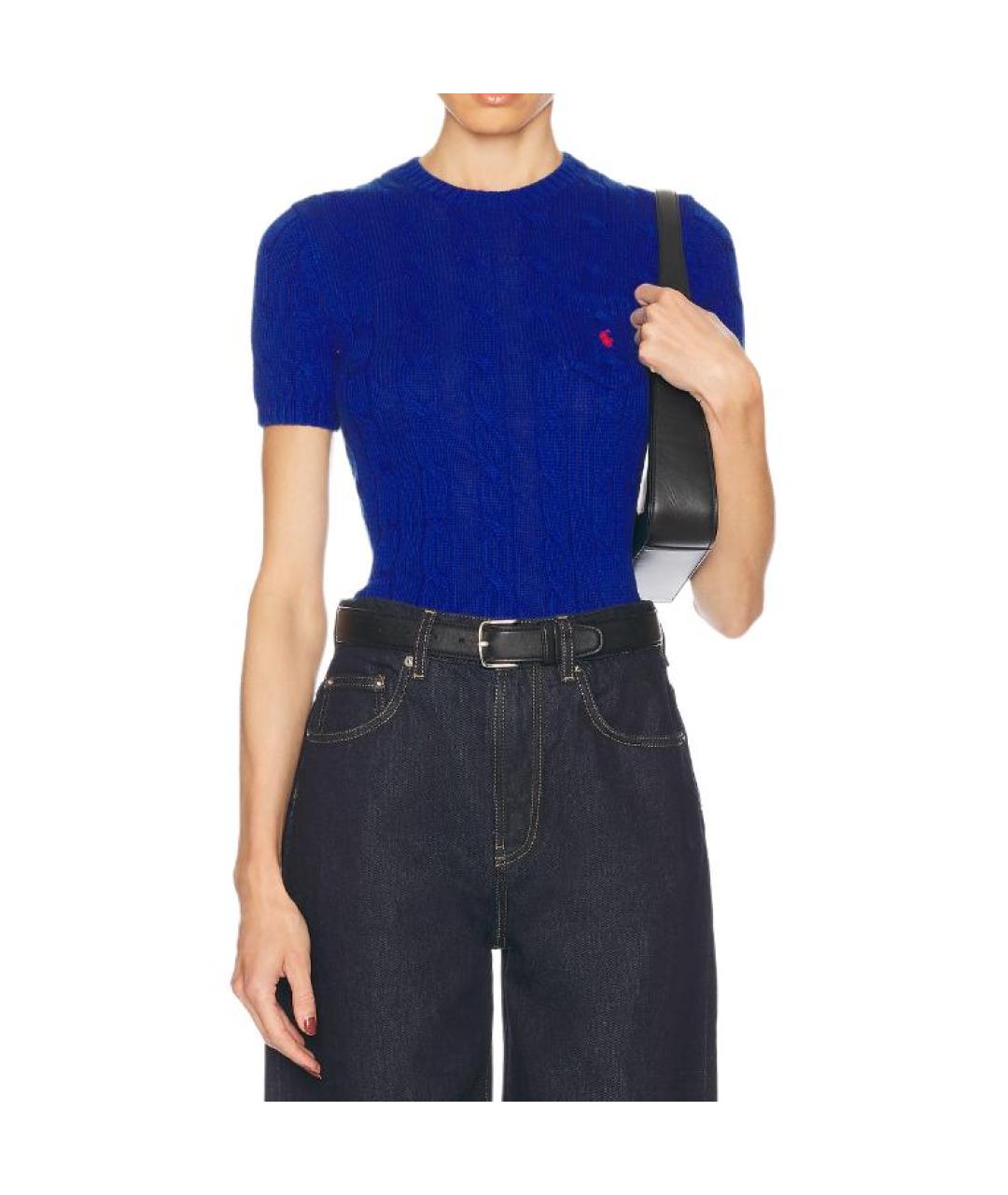 POLO RALPH LAUREN Синий джемпер / свитер, фото 4