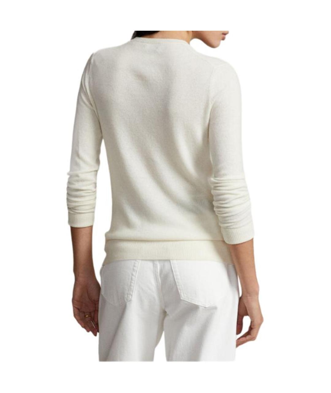 POLO RALPH LAUREN Белый джемпер / свитер, фото 5