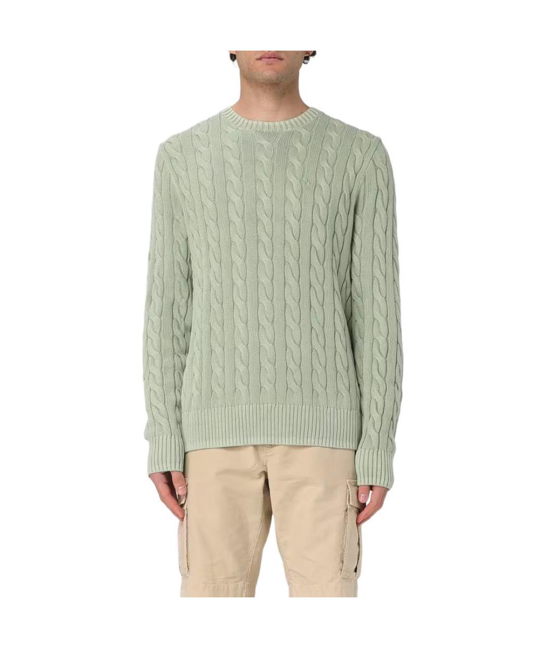 POLO RALPH LAUREN Зеленый джемпер / свитер, фото 3
