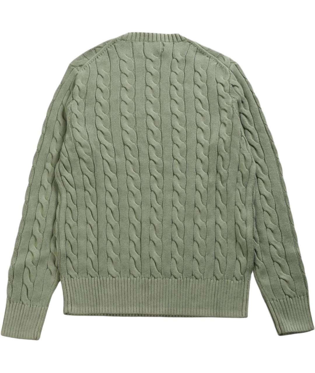 POLO RALPH LAUREN Зеленый джемпер / свитер, фото 2