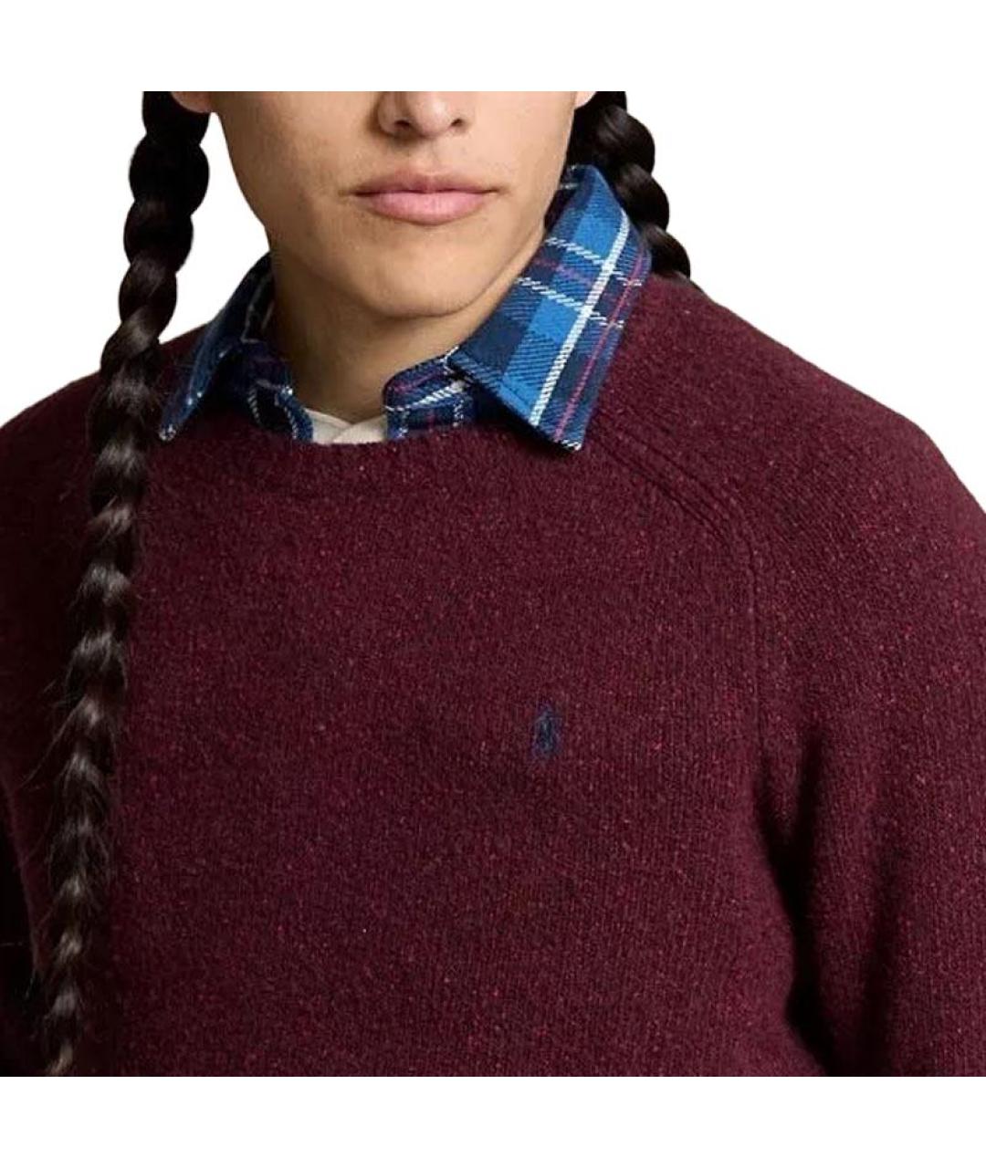 POLO RALPH LAUREN Бордовый джемпер / свитер, фото 3