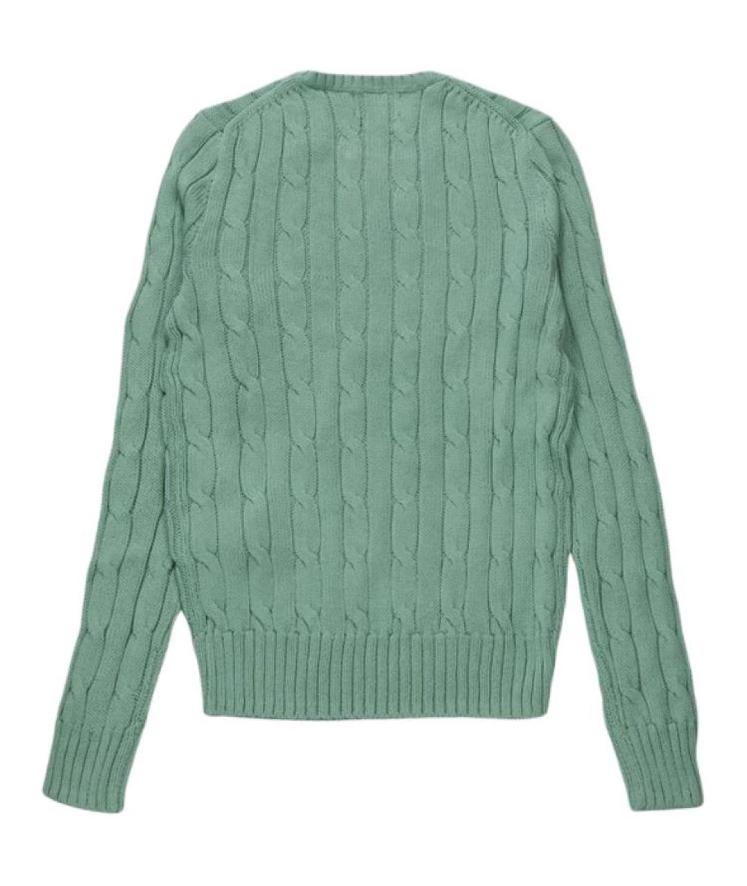 POLO RALPH LAUREN Зеленый джемпер / свитер, фото 2
