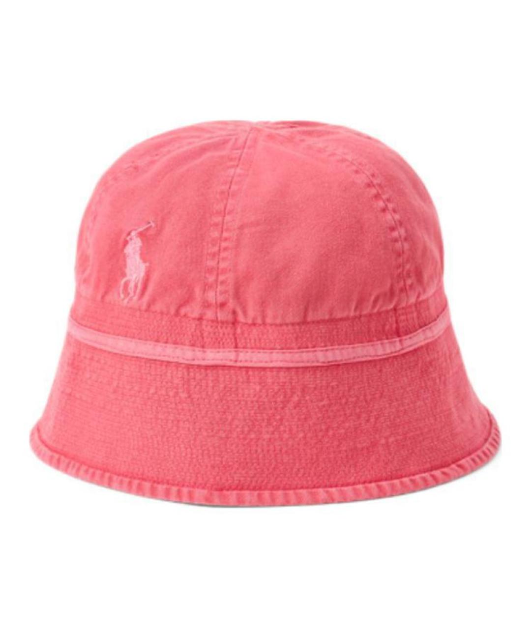 POLO RALPH LAUREN Коралловая хлопковая шляпа, фото 1