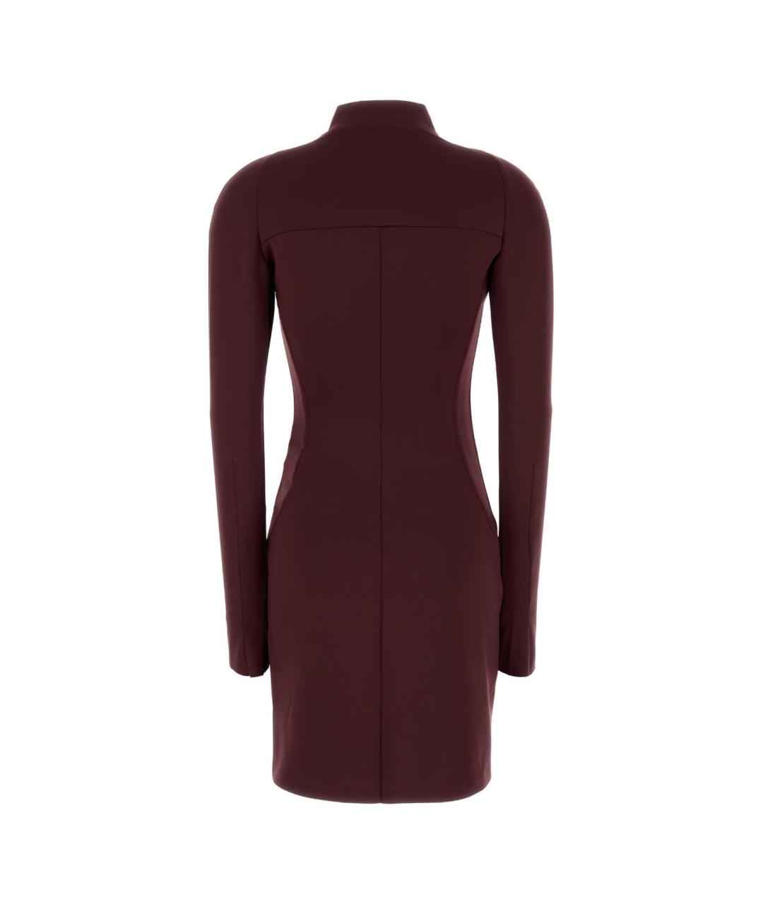 K-WAY Бордовое полиэстеровое платье, фото 2