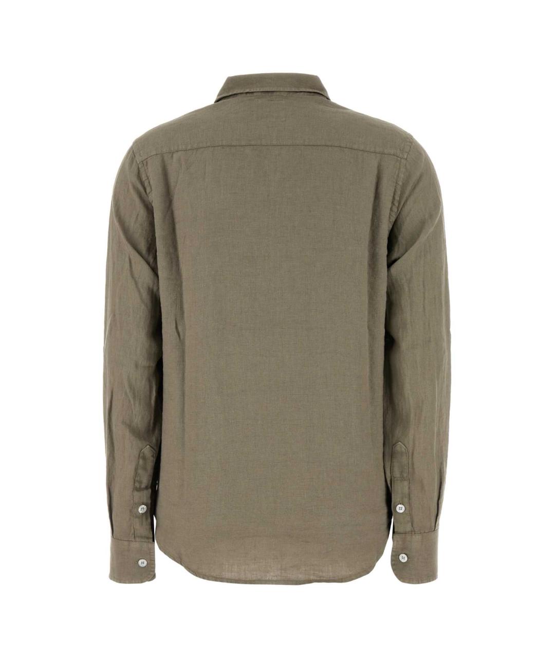 LOIS Зеленая льняная рубашка, фото 2