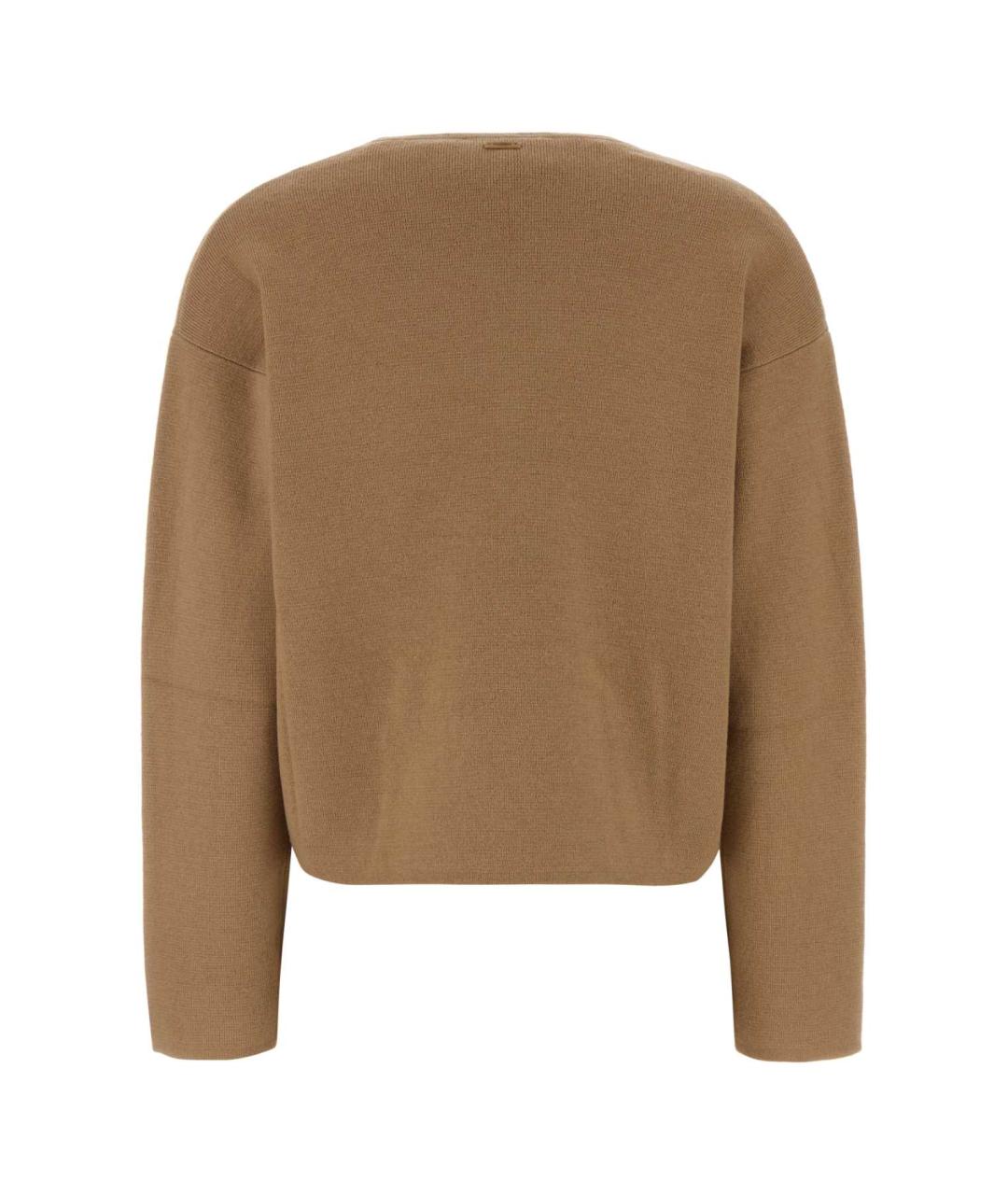 MAX MARA Бежевый кашемировый джемпер / свитер, фото 2