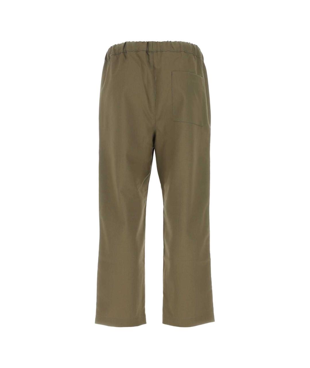 OAMC Зеленые шерстяные повседневные брюки, фото 2