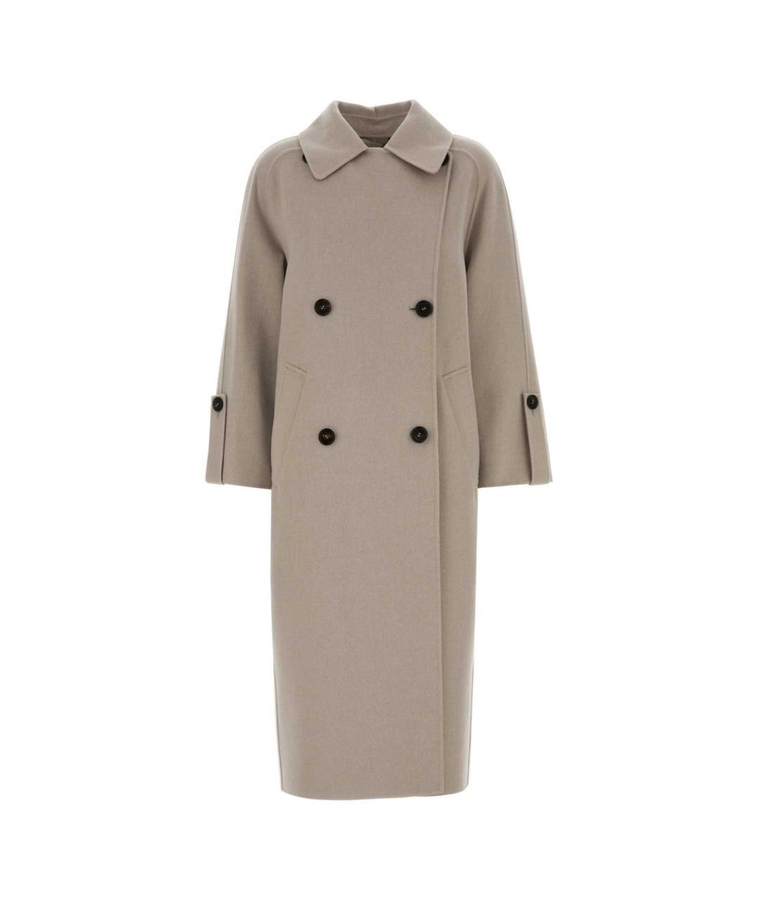 'S MAX MARA Бежевое шерстяное пальто, фото 1