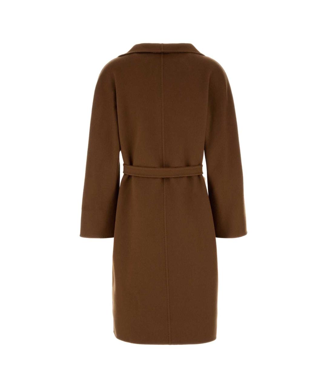 MAX MARA Коричневое кашемировое пальто, фото 2