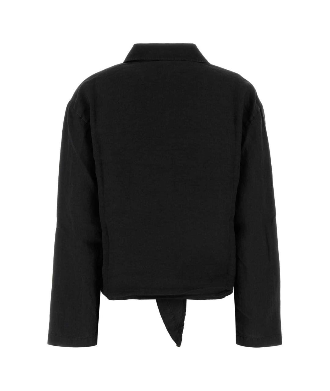 LOIS Черная льняная рубашка, фото 2