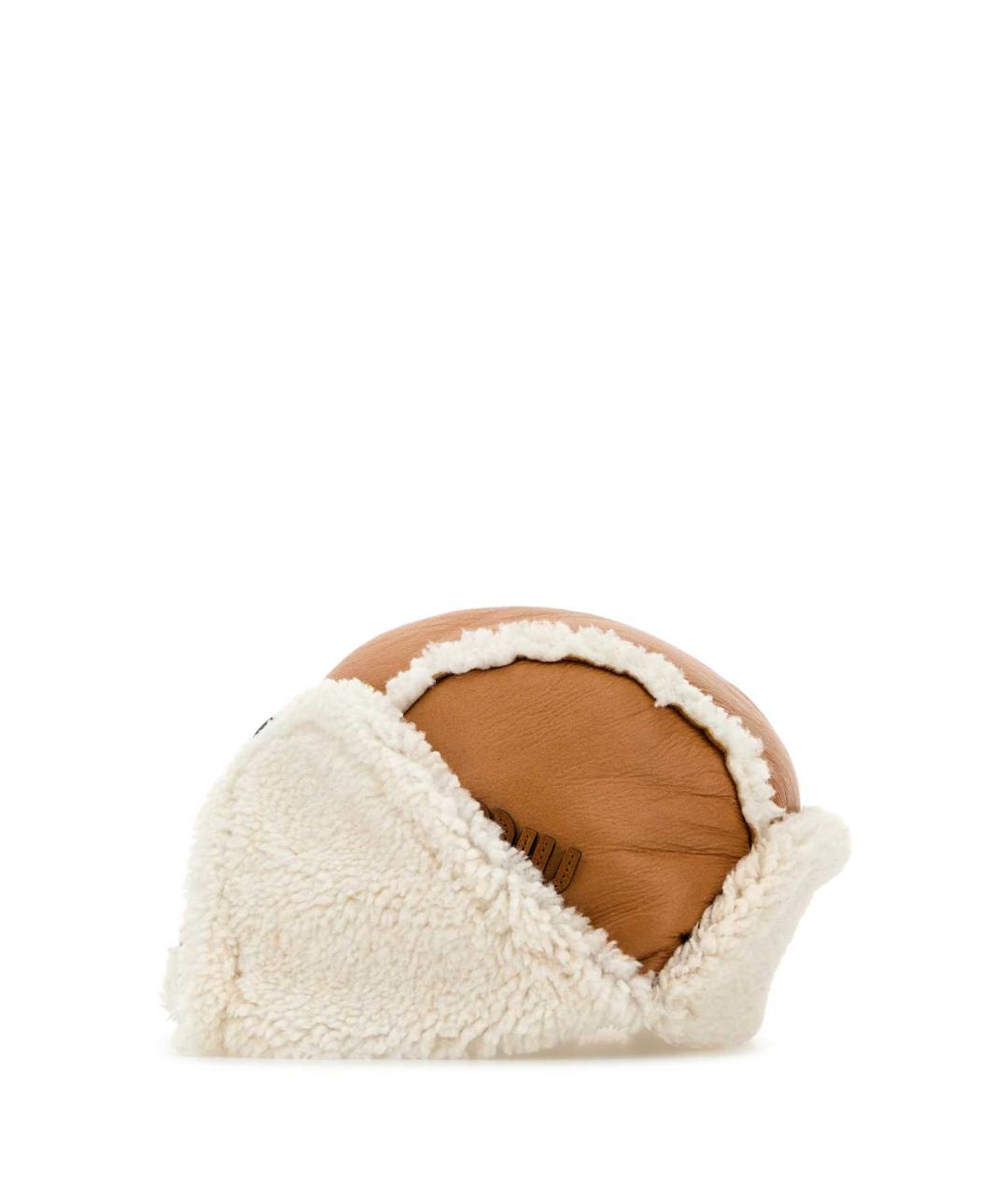 MIU MIU Бежевая шерстяная шапка, фото 2