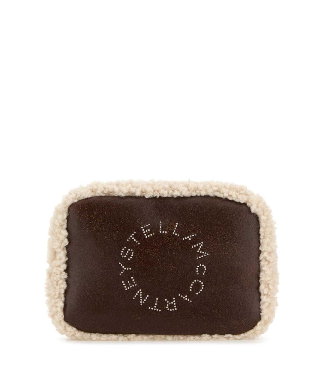 STELLA MCCARTNEY Коричневая сумка через плечо из искусственной кожи, фото 1