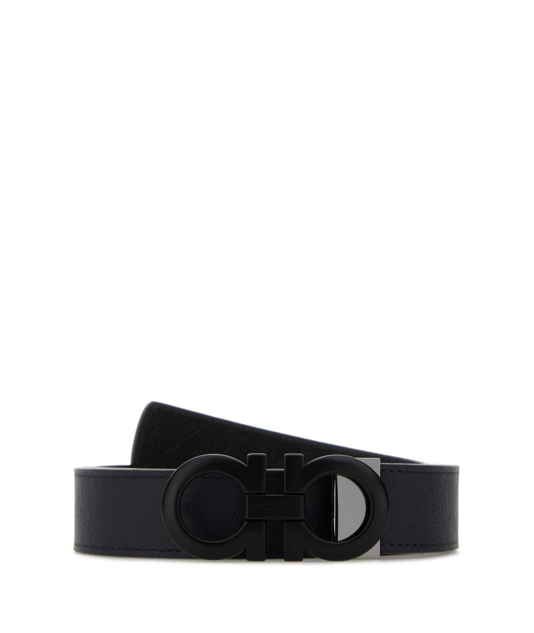FERRAGAMO Черный ремень, фото 1