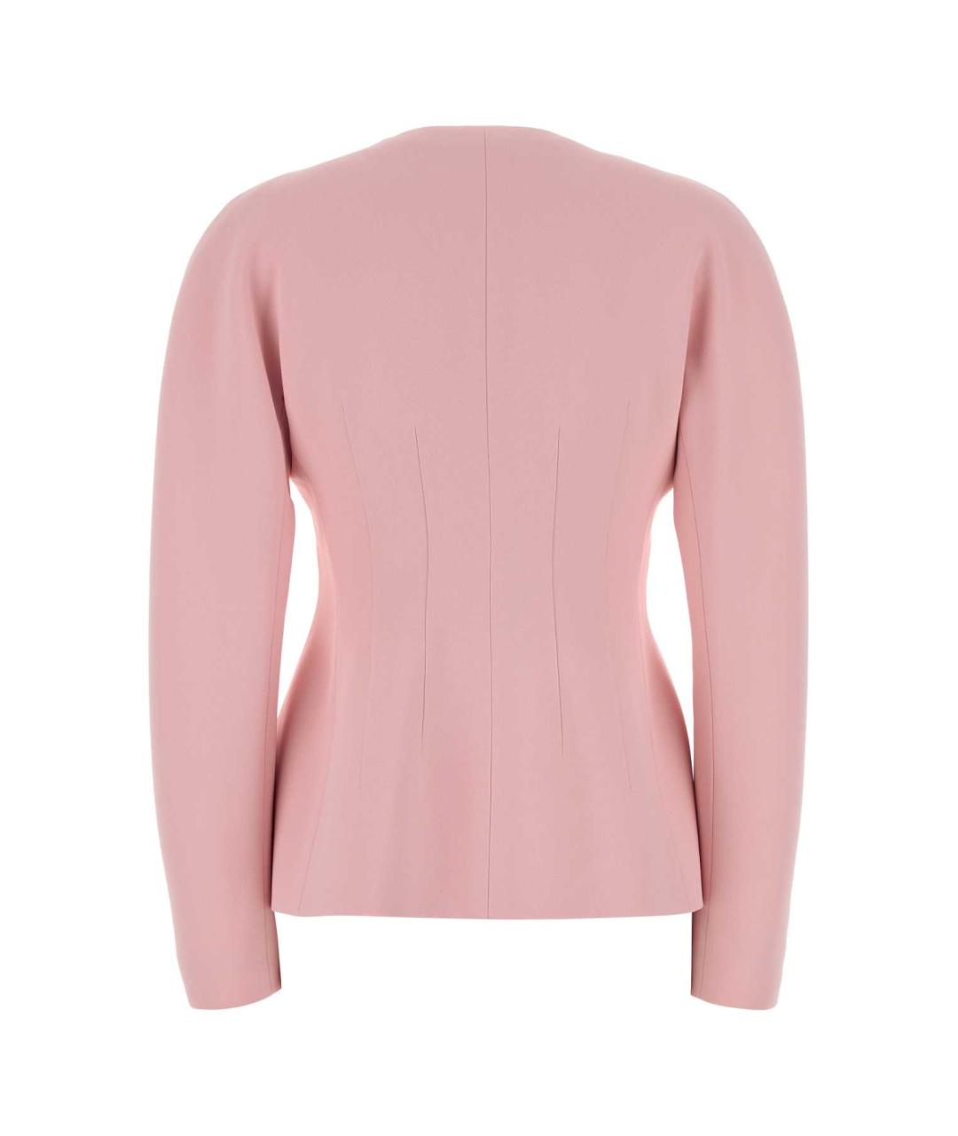 ALBERTA FERRETTI Розовый вискозный жакет/пиджак, фото 2