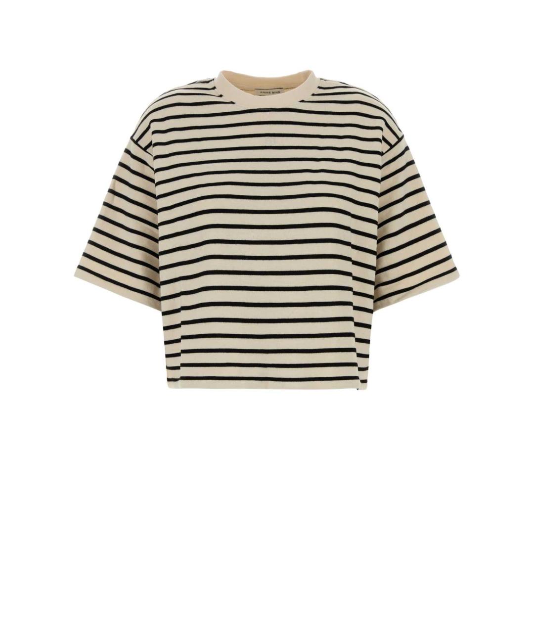 ANINE BING Мульти хлопковая футболка, фото 1