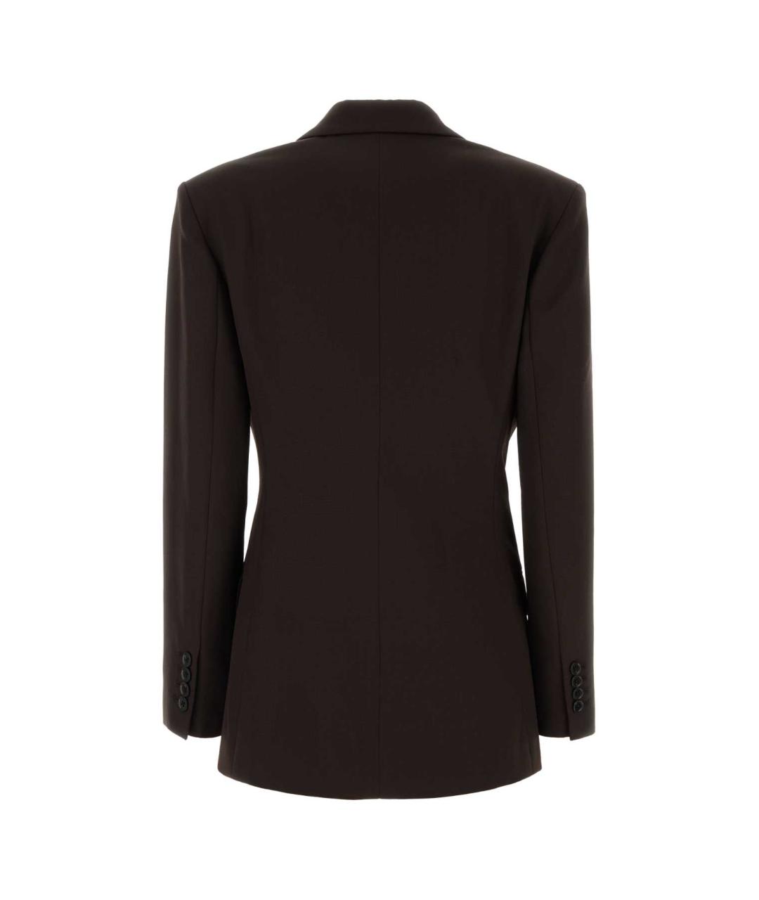 ANINE BING Коричневый полиэстеровый жакет/пиджак, фото 2