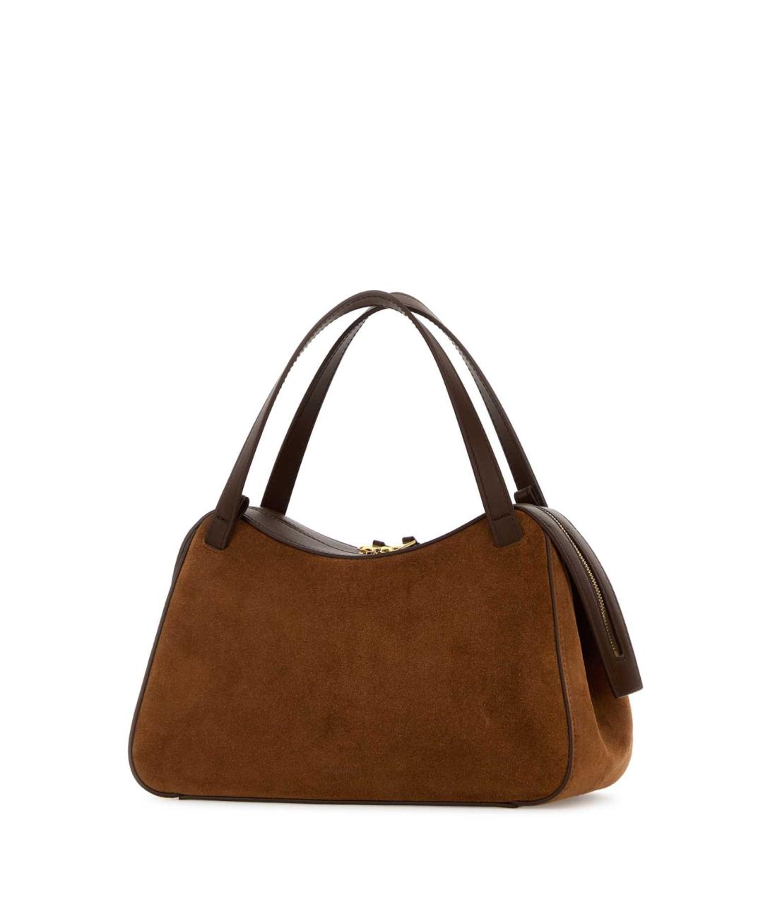 JIL SANDER Коричневая кожаная сумка тоут, фото 2