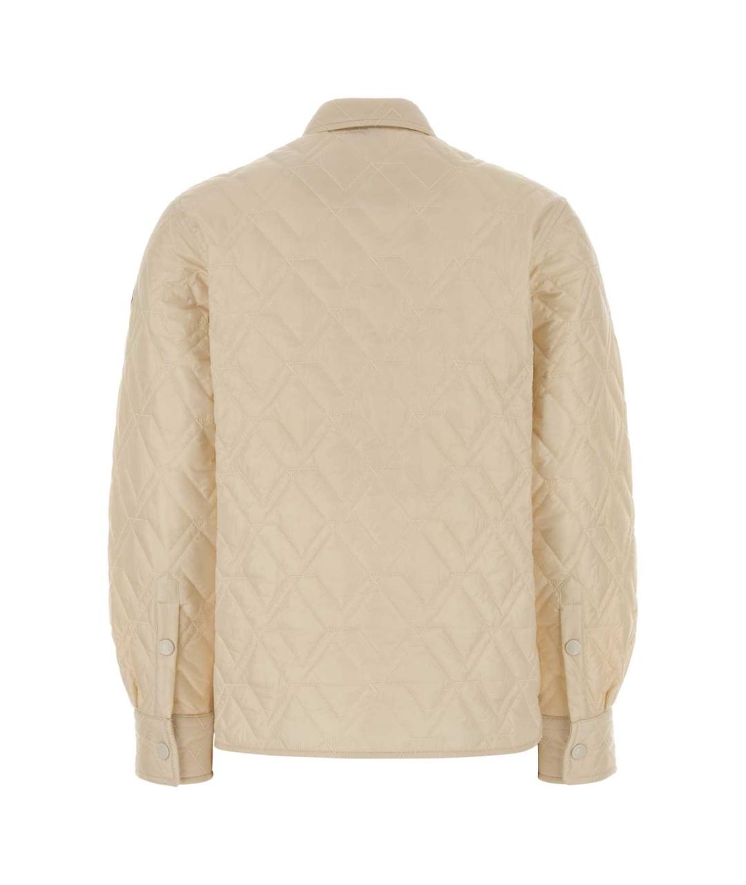 MONCLER Белая полиамидовая куртка, фото 2