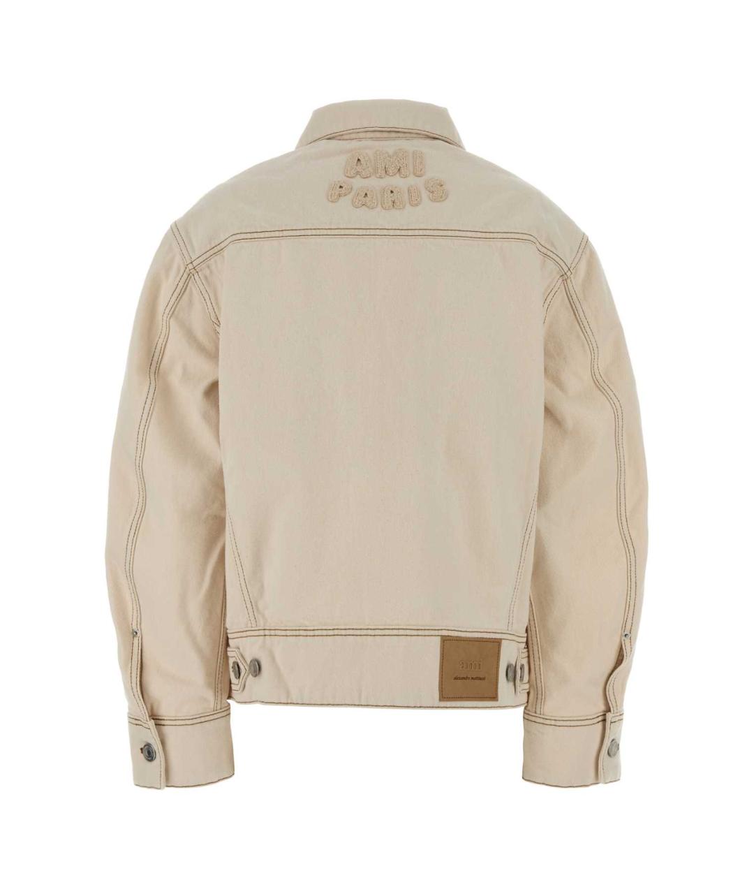 Ami Paris Бежевая хлопковая куртка, фото 2