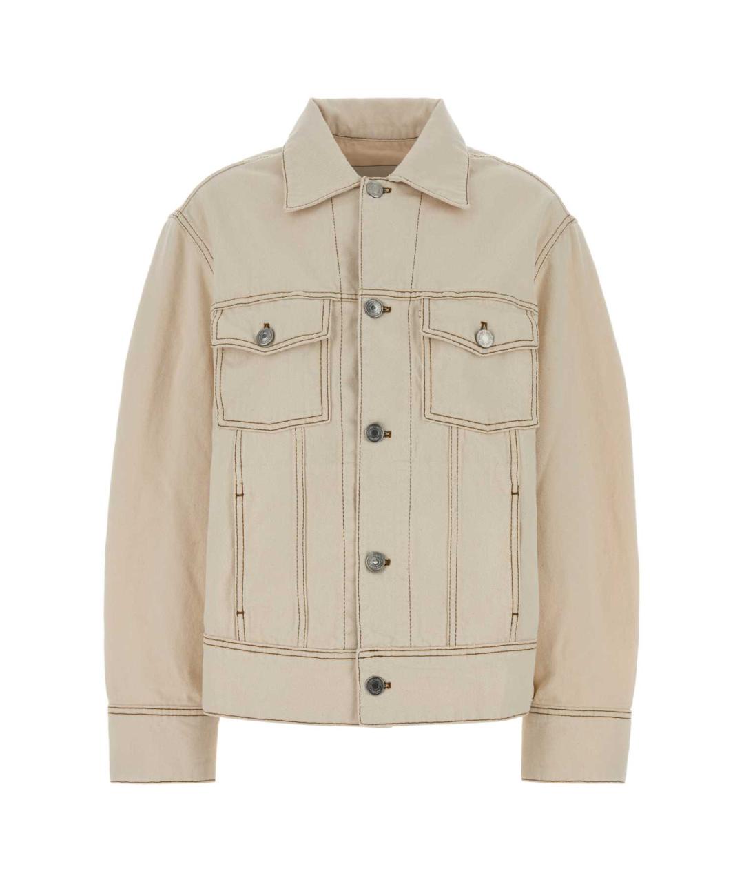 Ami Paris Бежевая хлопковая куртка, фото 1