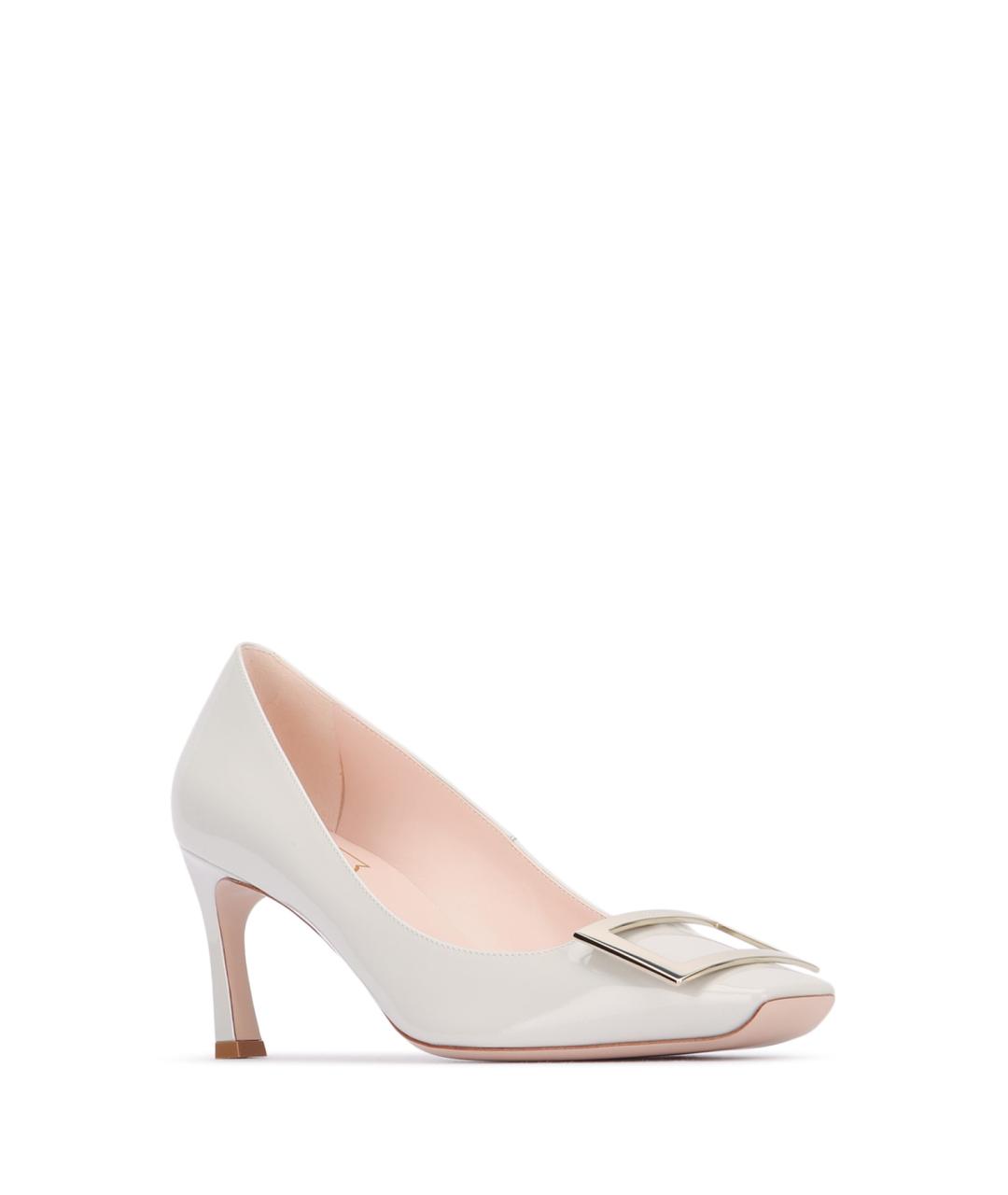 ROGER VIVIER Белые туфли из лакированной кожи, фото 2