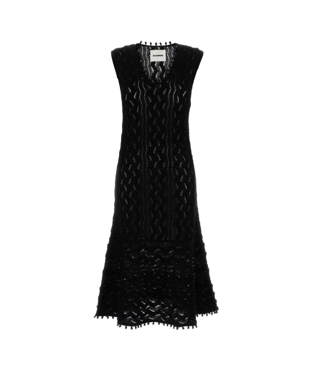 JIL SANDER Черное платье, фото 1