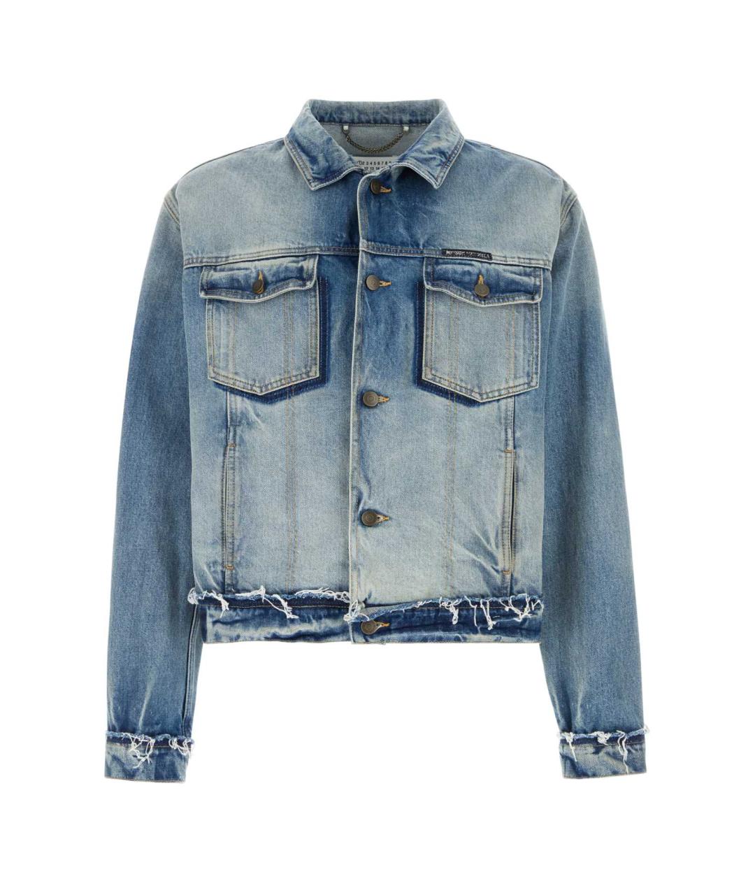 MAISON MARGIELA Голубая хлопковая куртка, фото 1