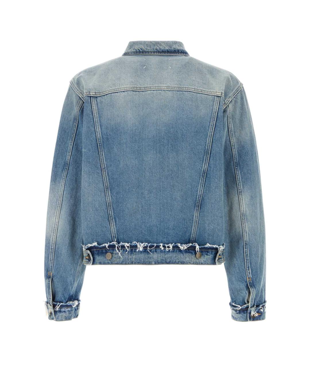 MAISON MARGIELA Голубая хлопковая куртка, фото 2