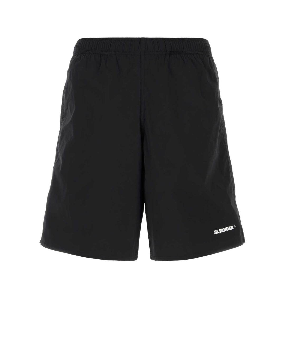 JIL SANDER Черные синтетические шорты, фото 1