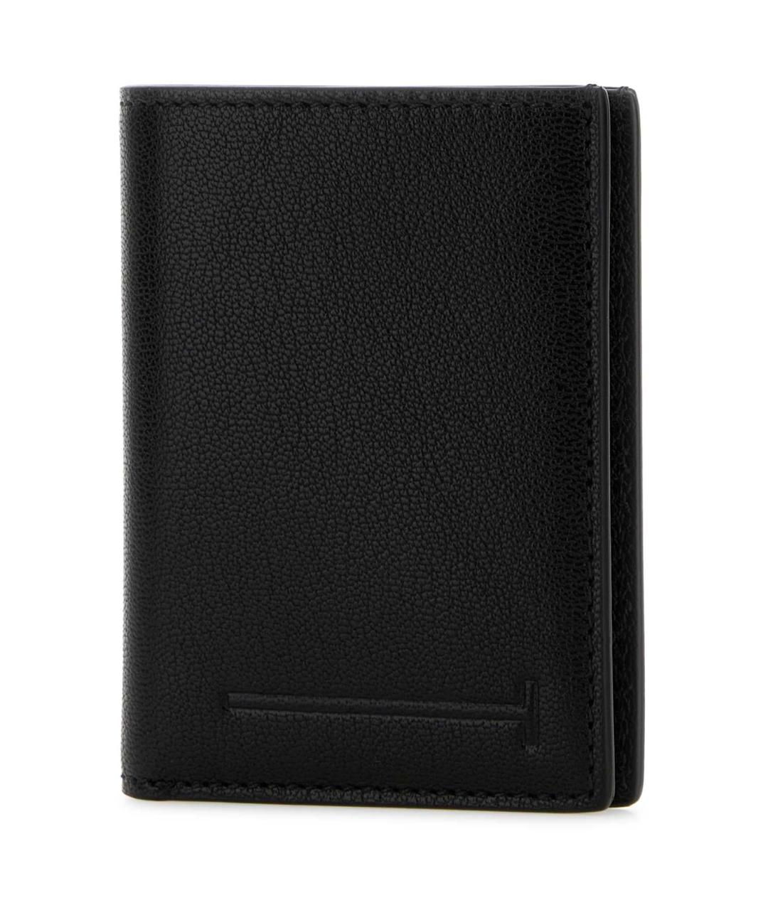 TOM FORD Черный кожаный кошелек, фото 2