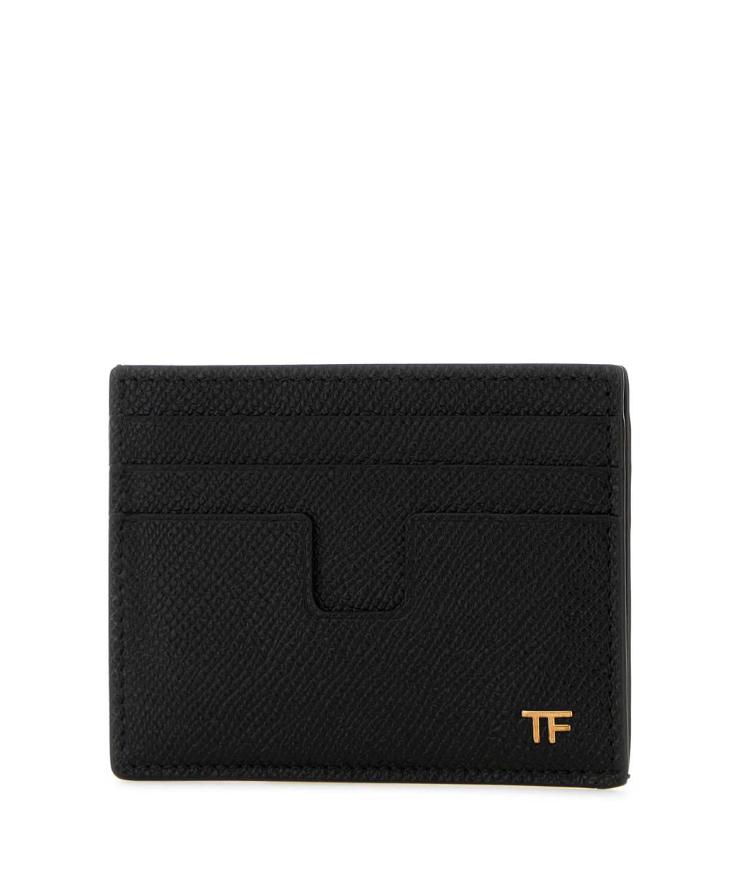 TOM FORD Черный кожаный кардхолдер, фото 2