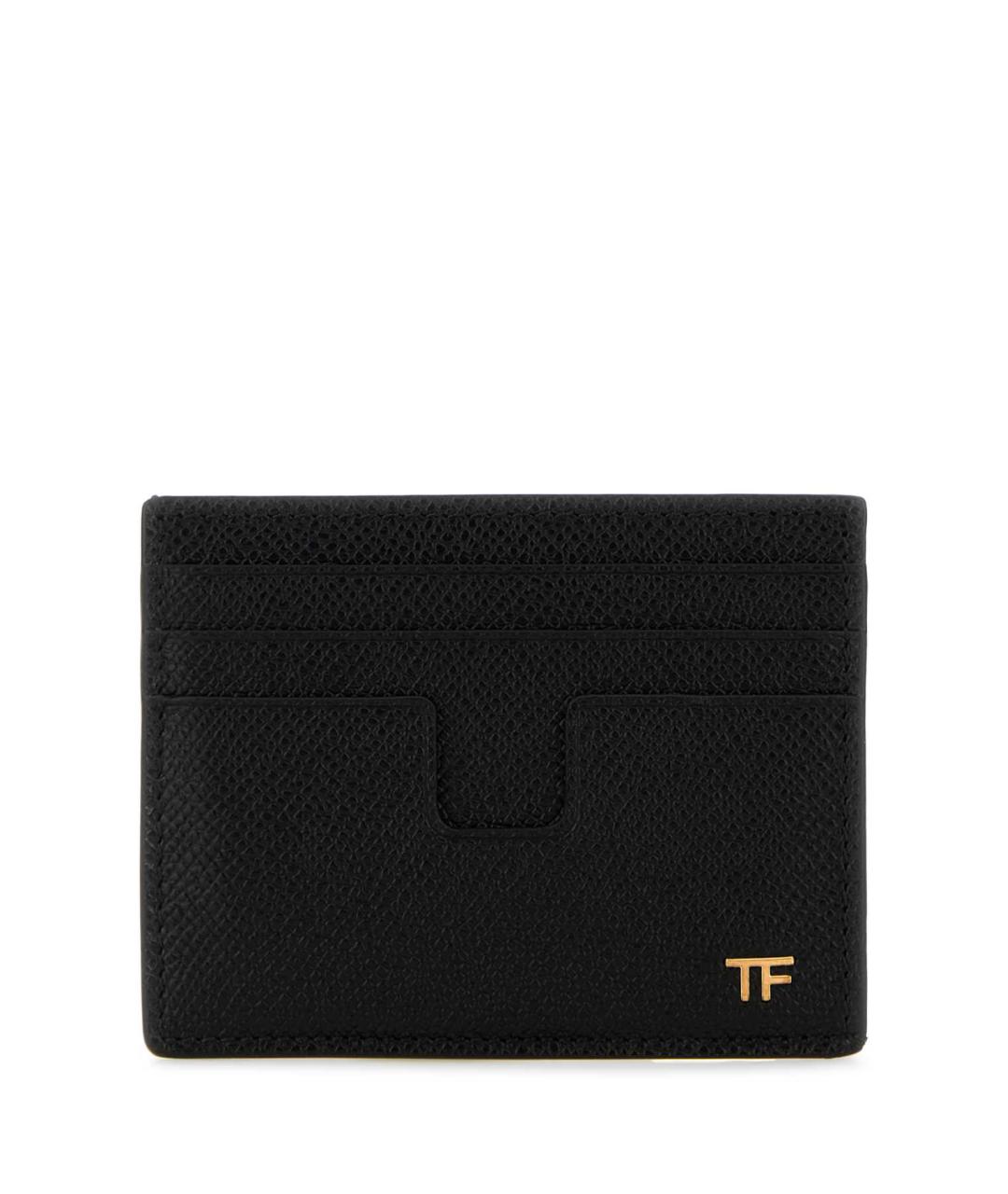 TOM FORD Черный кожаный кардхолдер, фото 1