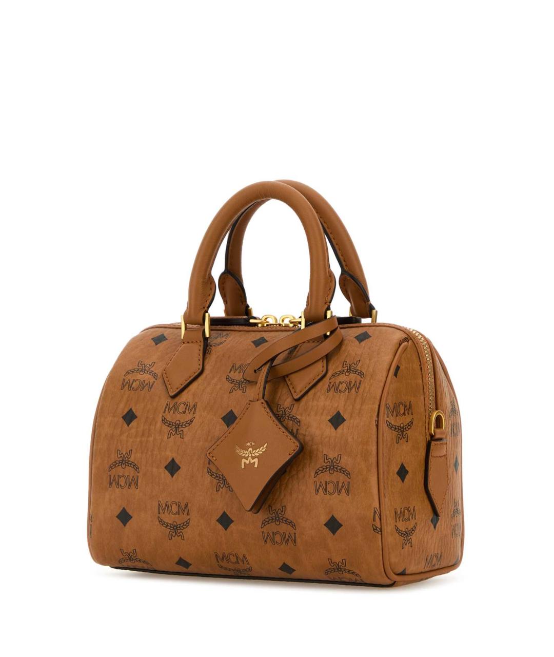 MCM Коричневая сумка тоут из искусственной кожи, фото 2