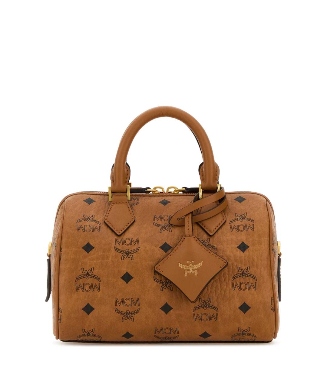 MCM Коричневая сумка тоут из искусственной кожи, фото 1