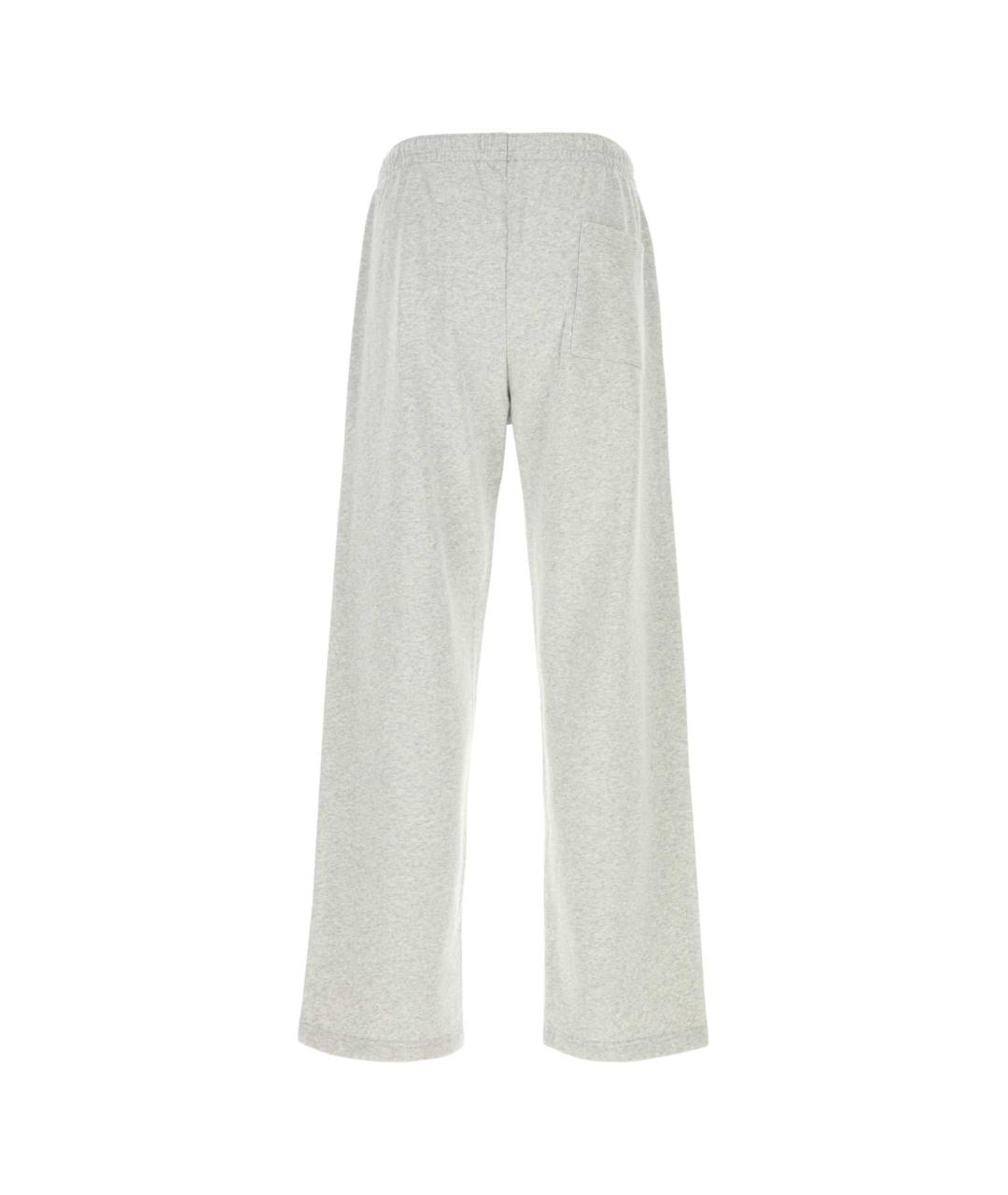 SPORTY AND RICH Серые хлопковые повседневные брюки, фото 2