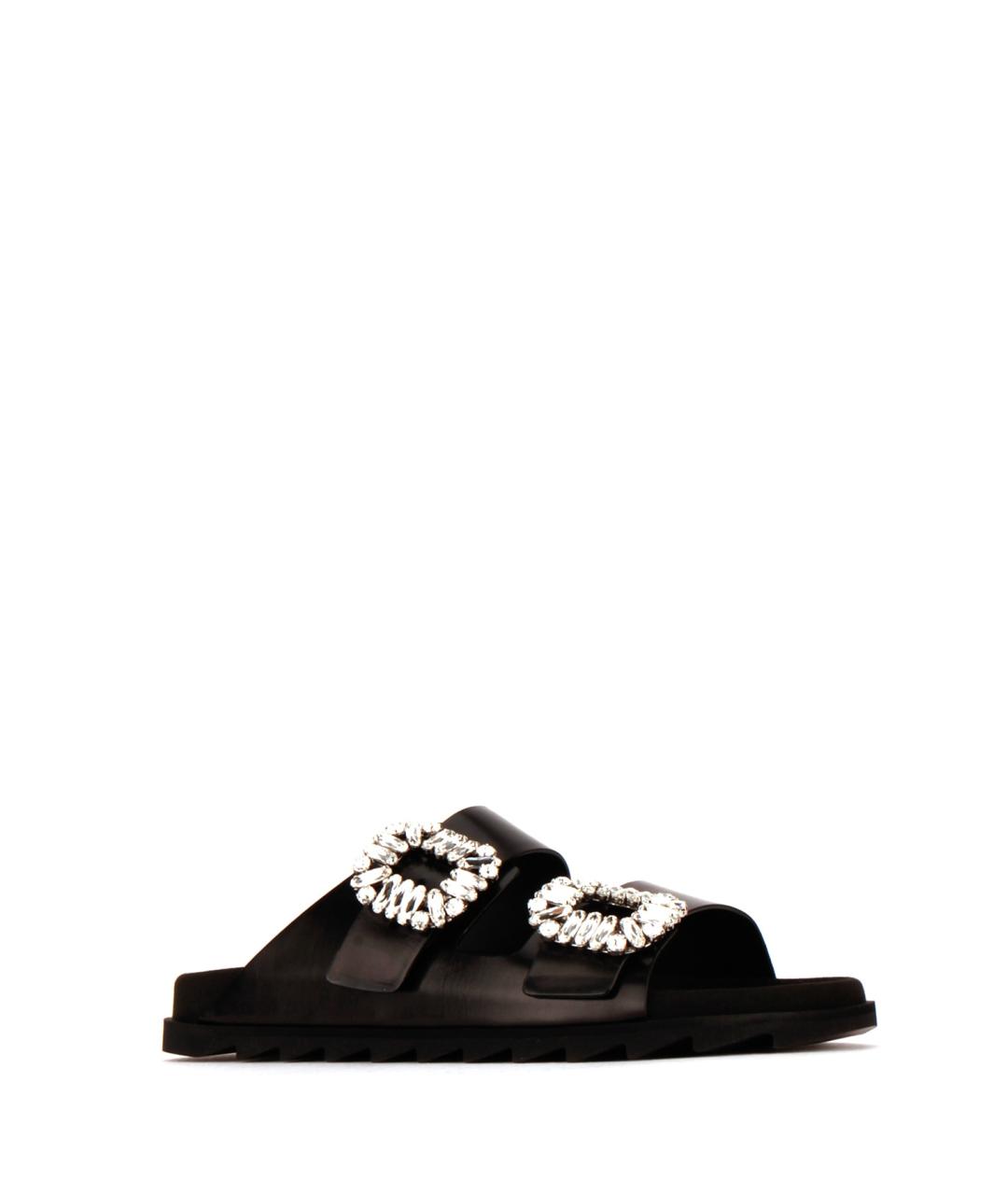 ROGER VIVIER Черные шлепанцы, фото 2