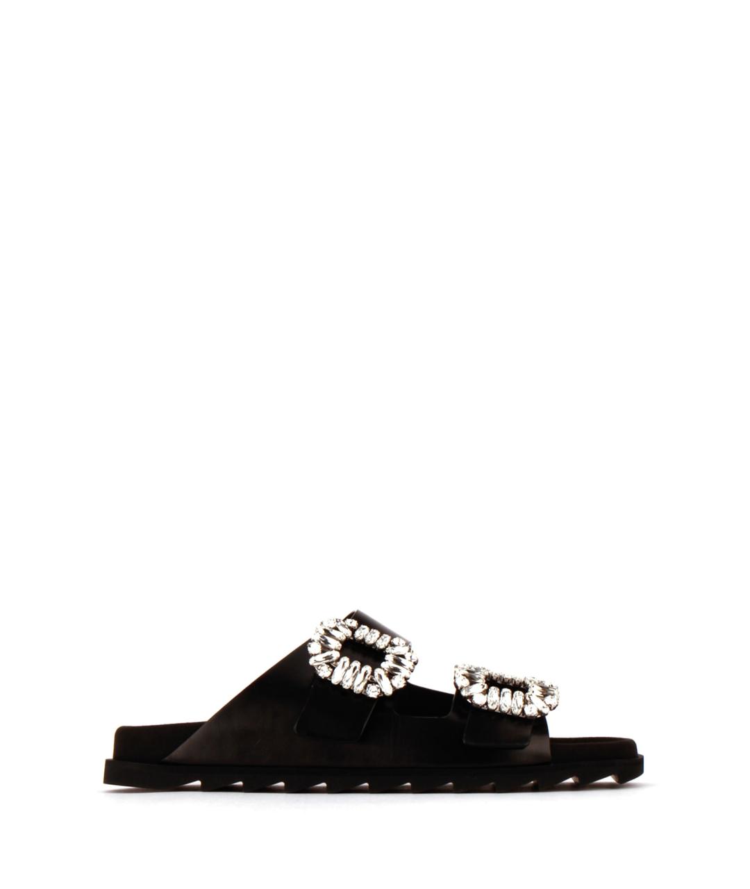 ROGER VIVIER Черные шлепанцы, фото 1