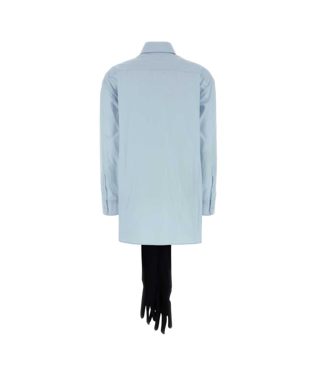 MM6 MAISON MARGIELA Голубая рубашка, фото 2