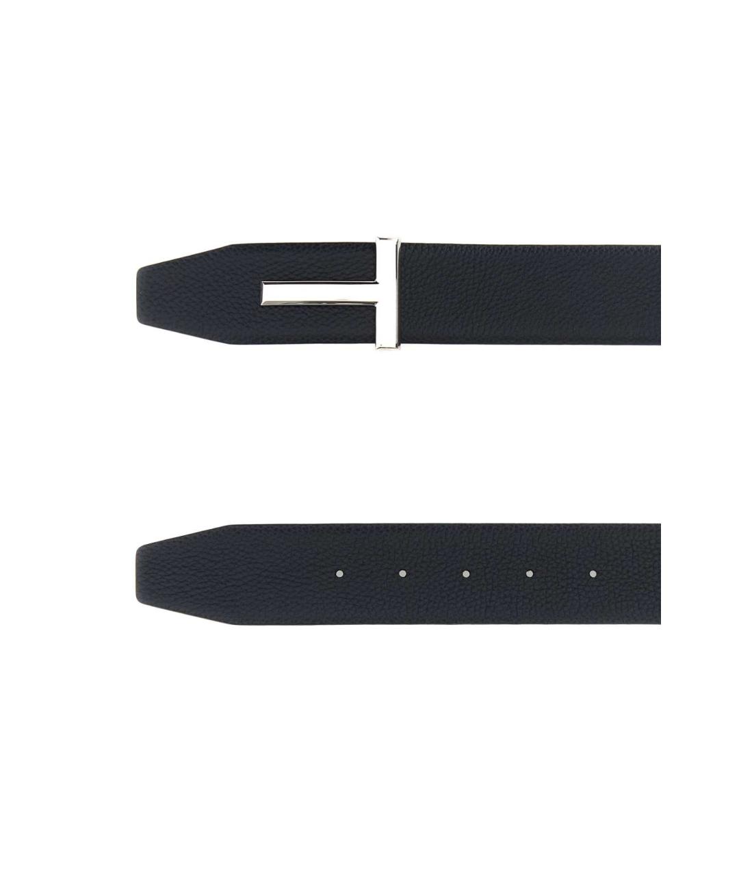 TOM FORD Черный кожаный ремень, фото 2