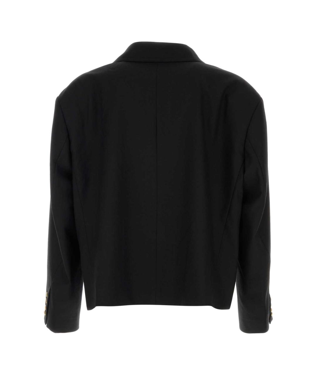 WILLY CHAVARRIA Черный шерстяной пиджак, фото 2
