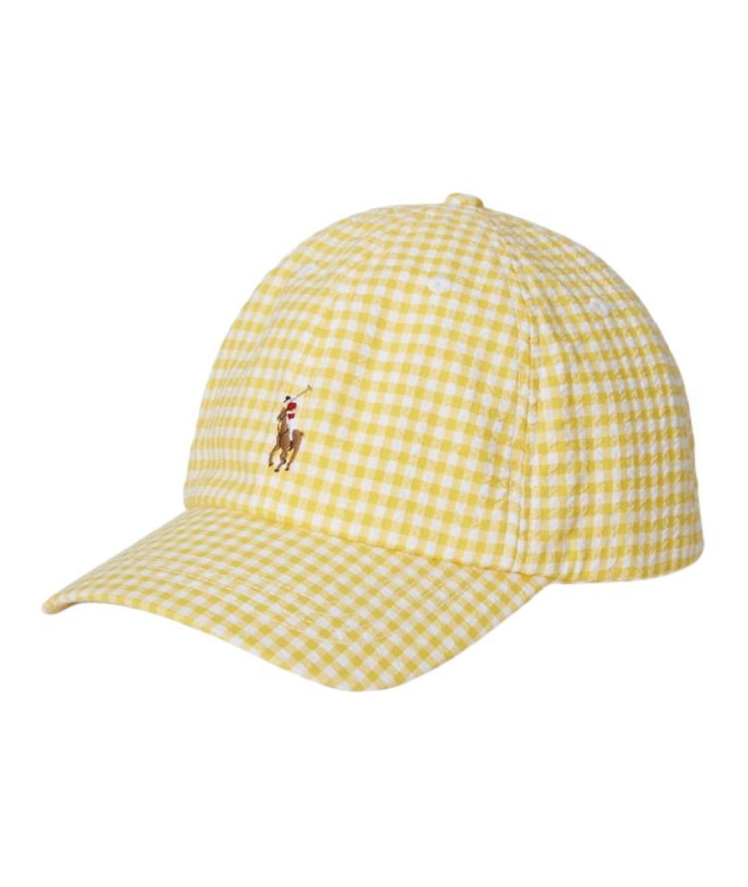 POLO RALPH LAUREN Желтая хлопковая кепка, фото 1