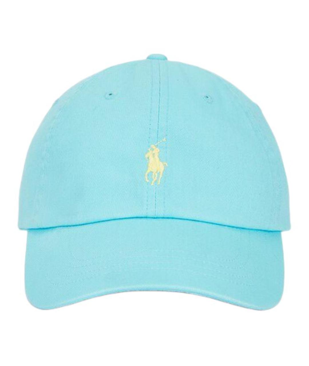 POLO RALPH LAUREN Голубая хлопковая кепка, фото 1