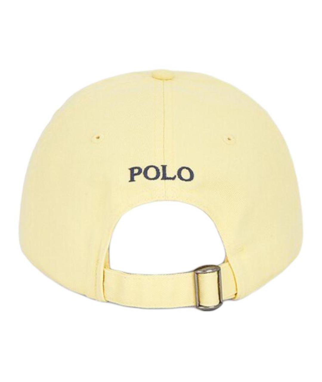 POLO RALPH LAUREN Желтая кепка/бейсболка, фото 3