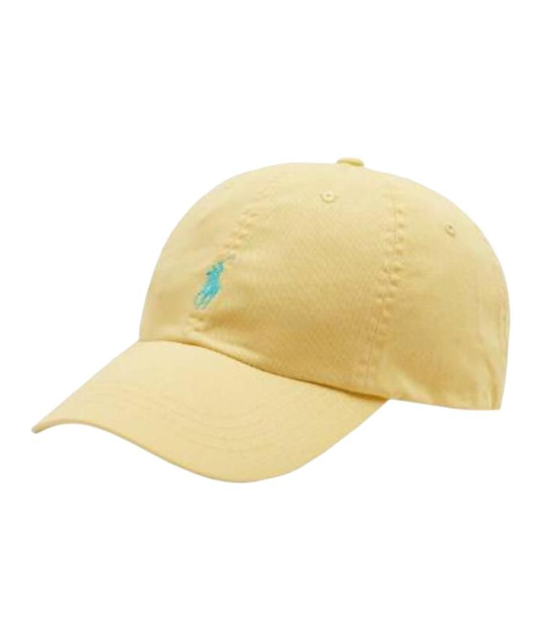 POLO RALPH LAUREN Золотая хлопковая кепка, фото 1