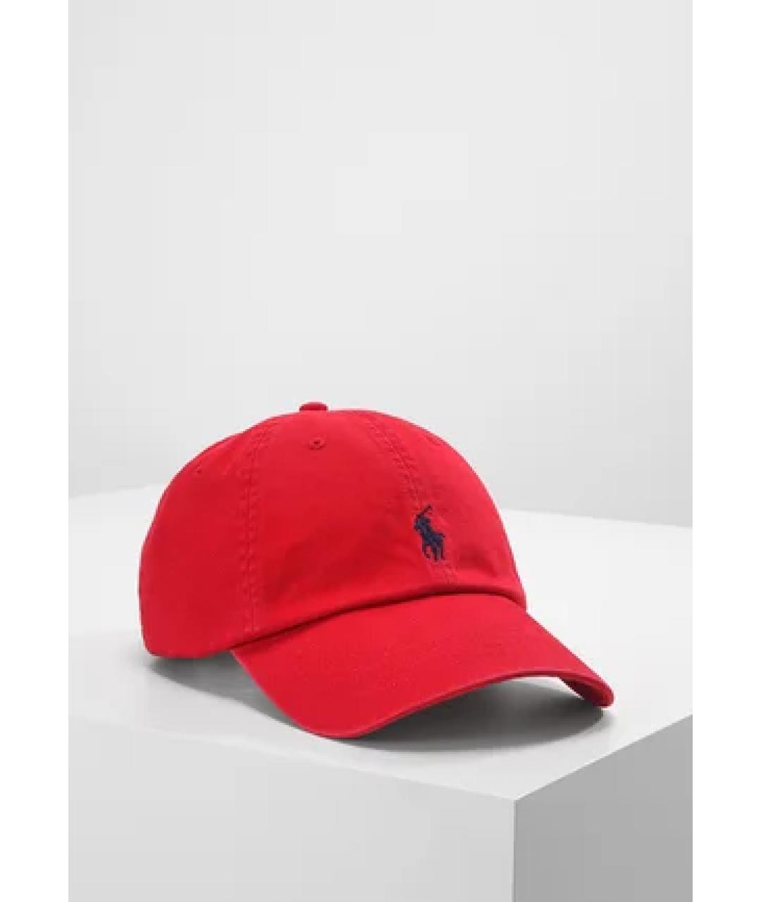 POLO RALPH LAUREN Красная хлопковая кепка, фото 3